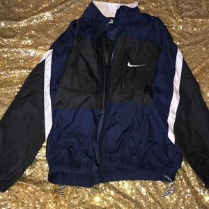 Dark blue/black/white nike jacket